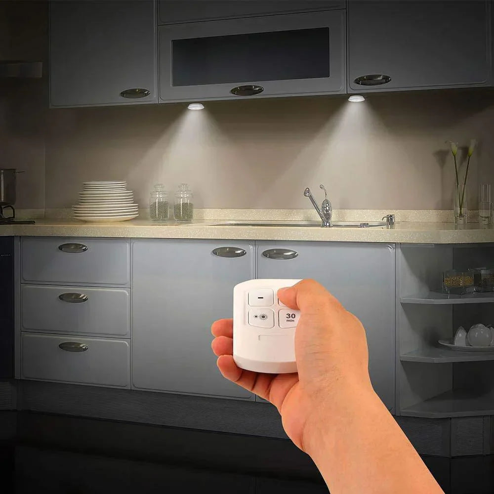 Wireless LED Light with Remote Control and Adjustable Brightness