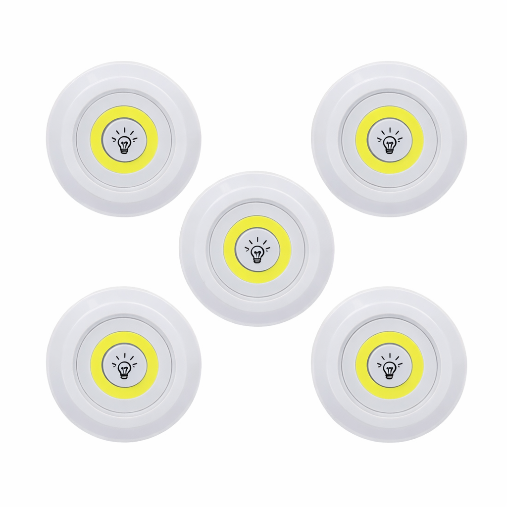 Wireless LED Light with Remote Control and Adjustable Brightness