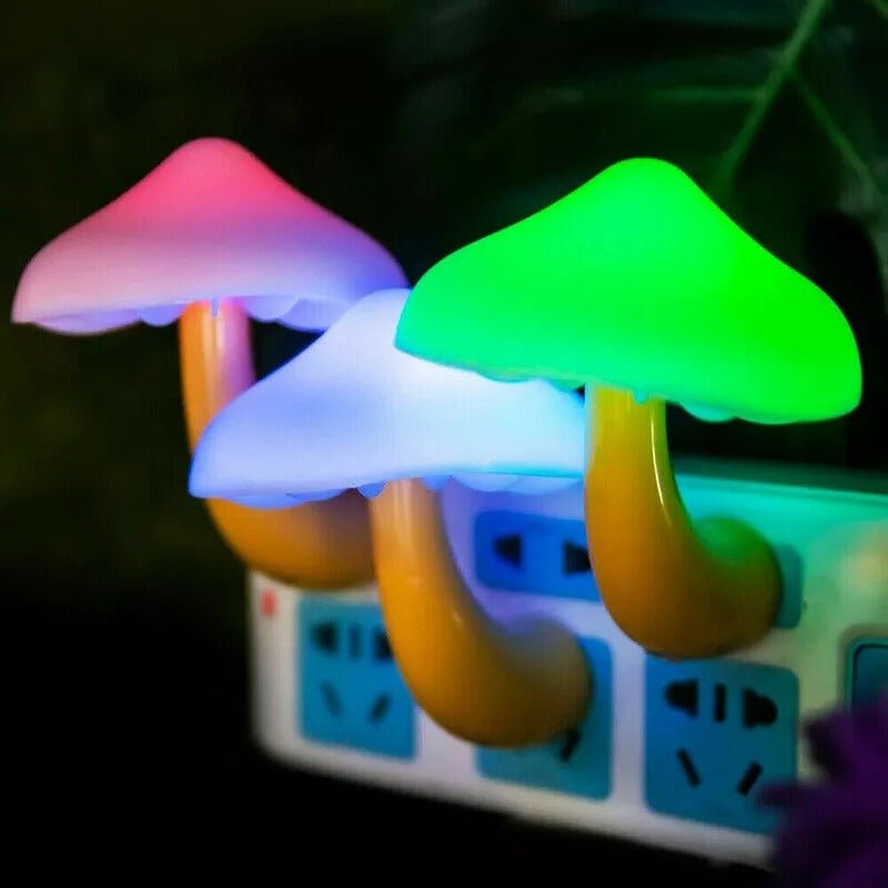 Enchanting Color-Changing Mushroom Lamp, 0.6W Energy Efficient