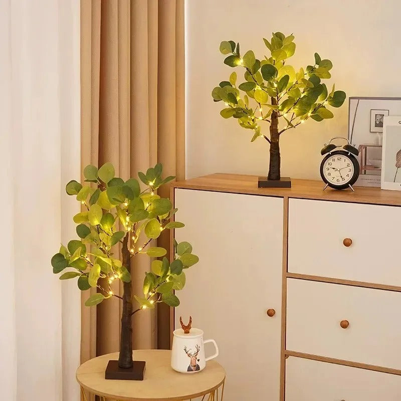 Warm Glow LED Decorative Table Light with Branch Design
