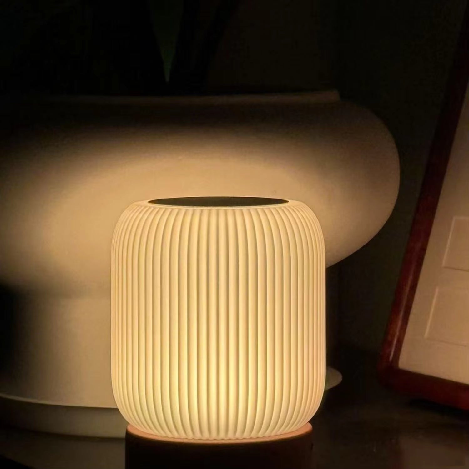 Smart Touch-Controlled LED Table Lamp with USB Charging