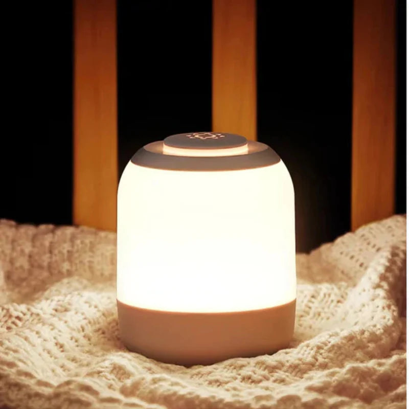 Touch-Controlled LED Table Lamp with Rechargeable Battery