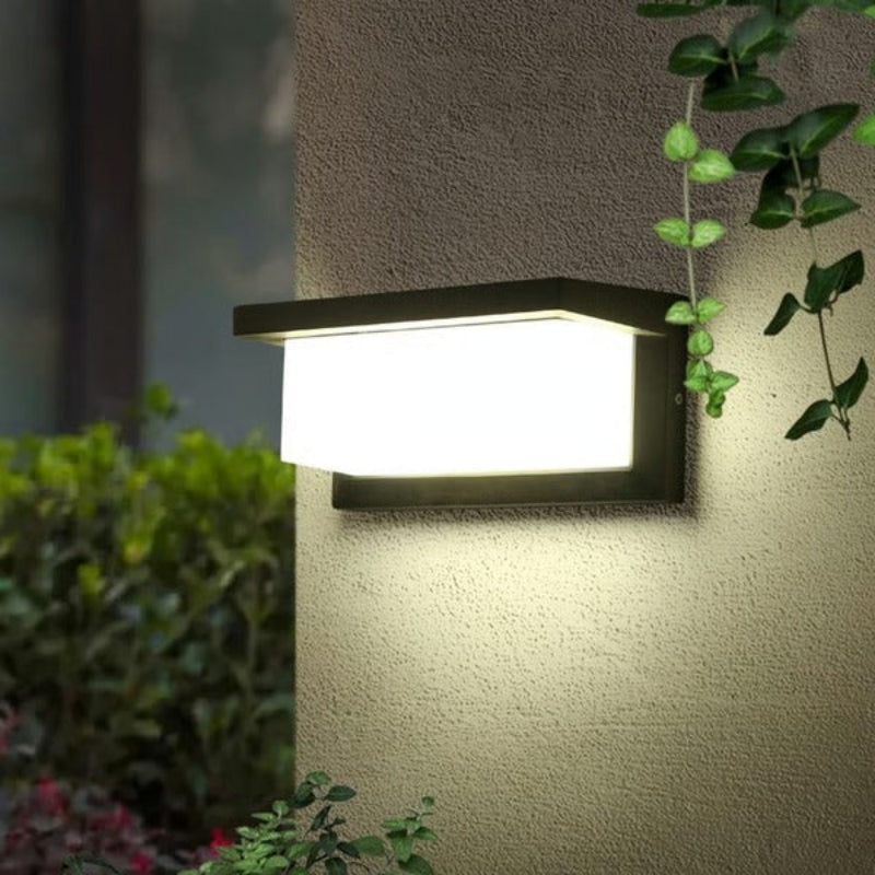 Versatile Outdoor LED Wall Fixture with Adjustable Brightness