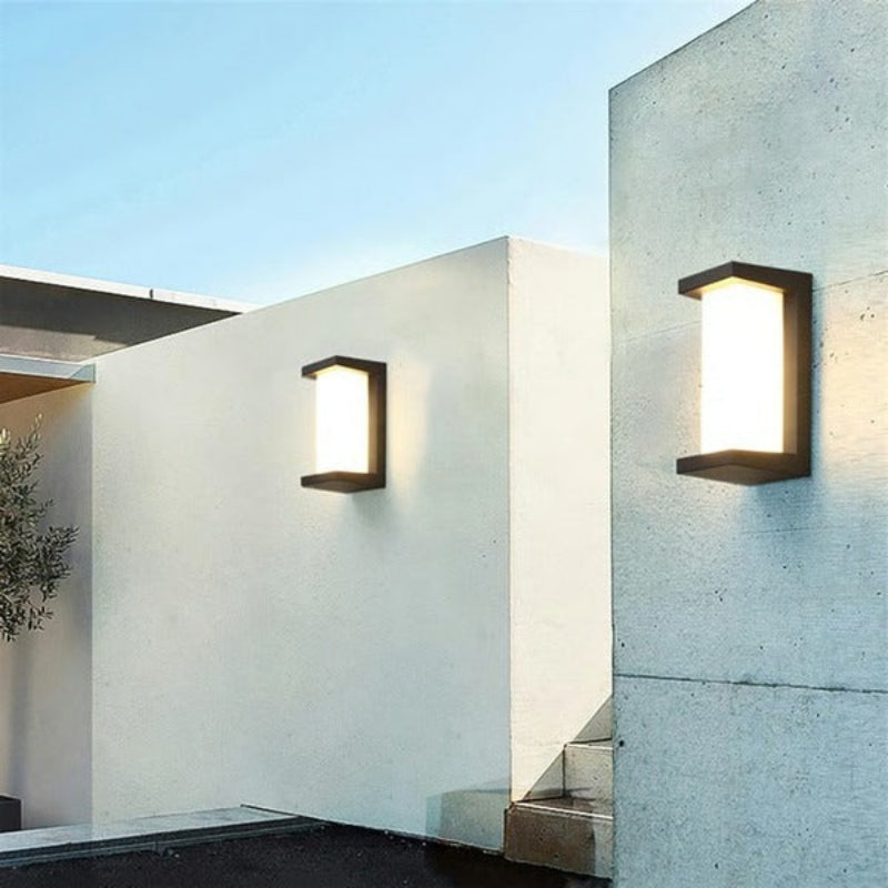 Versatile Outdoor LED Wall Fixture with Adjustable Brightness