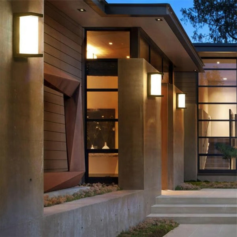 Versatile Outdoor LED Wall Fixture with Adjustable Brightness