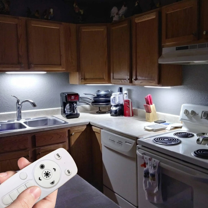 Wireless LED Cabinet Lighting - Remote Control & Energy Efficient