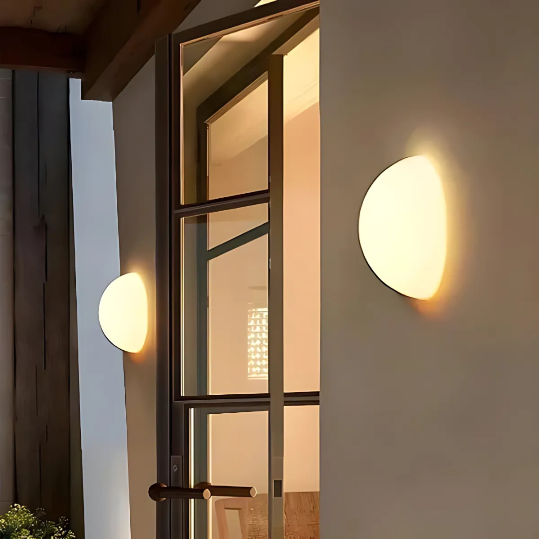 Versatile Weather-Resistant LED Wall Fixture in Warm White