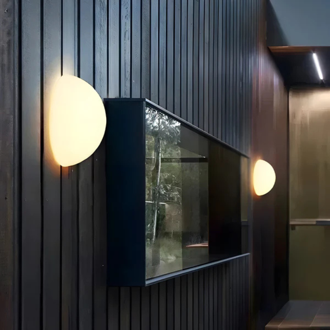 Versatile Weather-Resistant LED Wall Fixture in Warm White