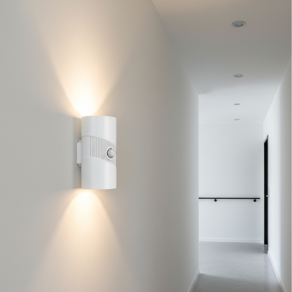 Smart Motion-Activated LED Wall Sconce with Dual Lighting