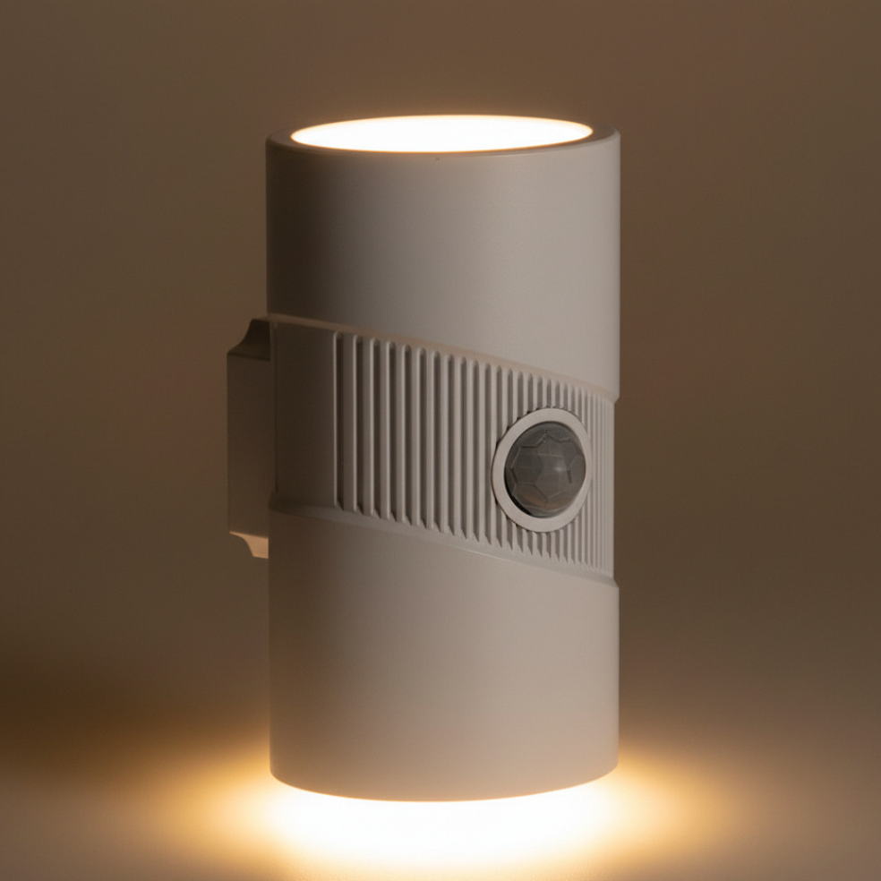 Smart Motion-Activated LED Wall Sconce with Dual Lighting