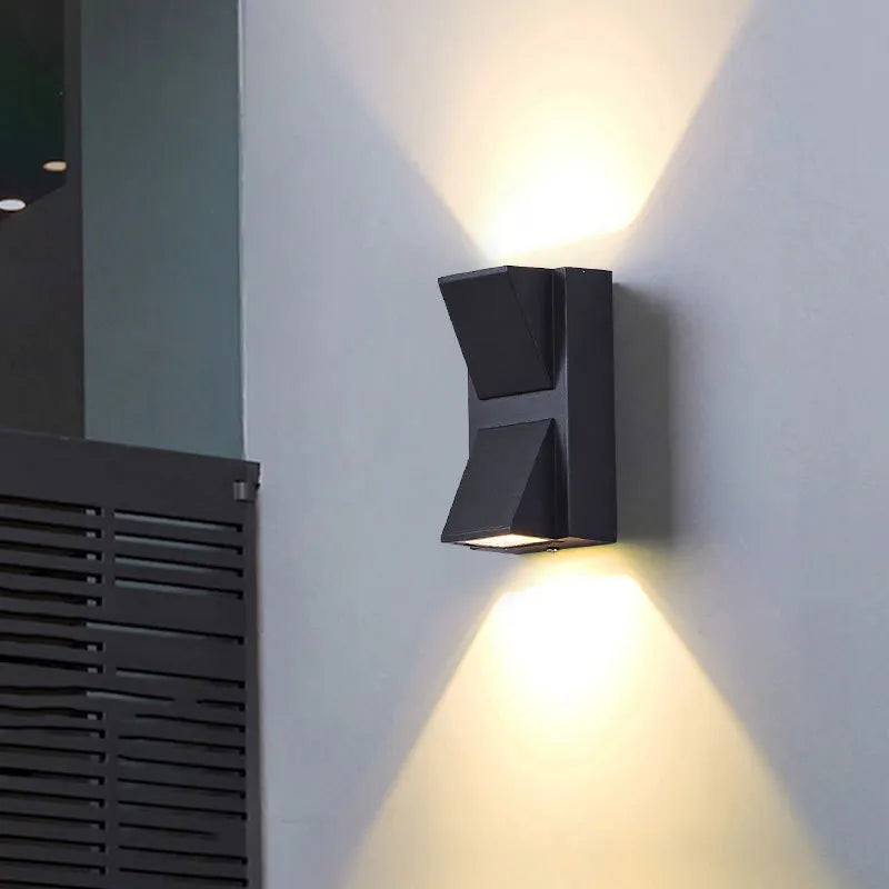 Sleek Outdoor LED Wall Light, 6W Energy-Efficient Design