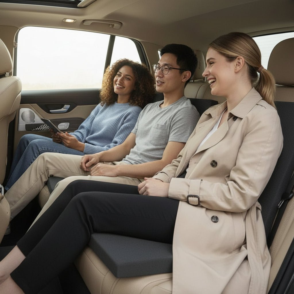 ComfortBoost – Ergonomic Memory Foam Car Seat Cushion