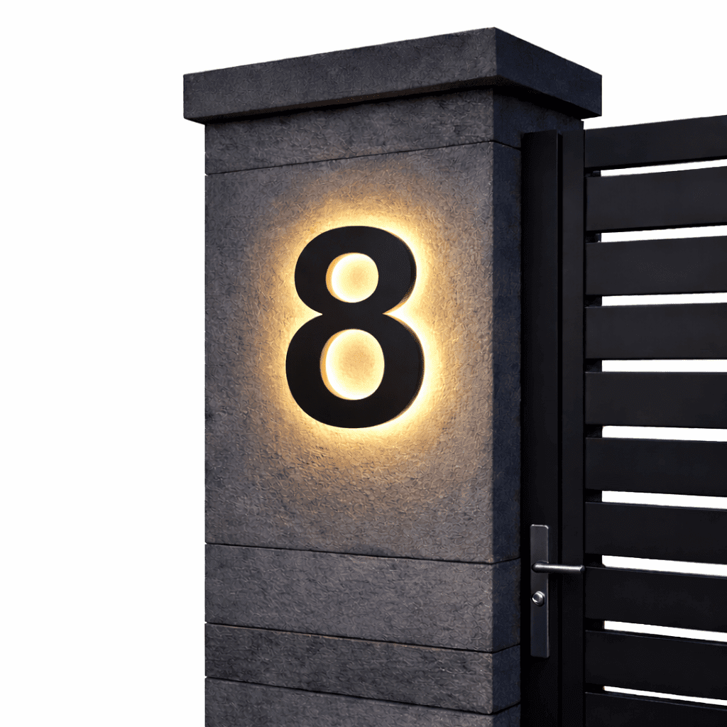 LUMINOUS NUMBER – Custom LED Address Signs for Stylish Homes