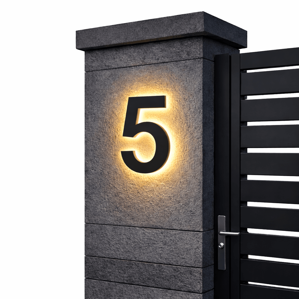 LUMINOUS NUMBER – Custom LED Address Signs for Stylish Homes