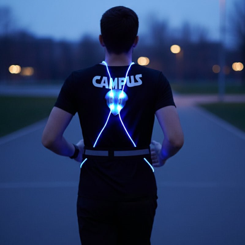Illuminated Safety Vest for Jogging, Biking, and Walking