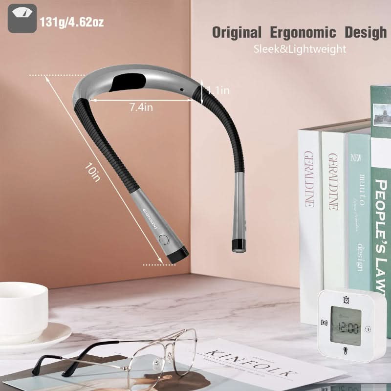 Rechargeable Battery LED Reading Light with Adjustable Arm