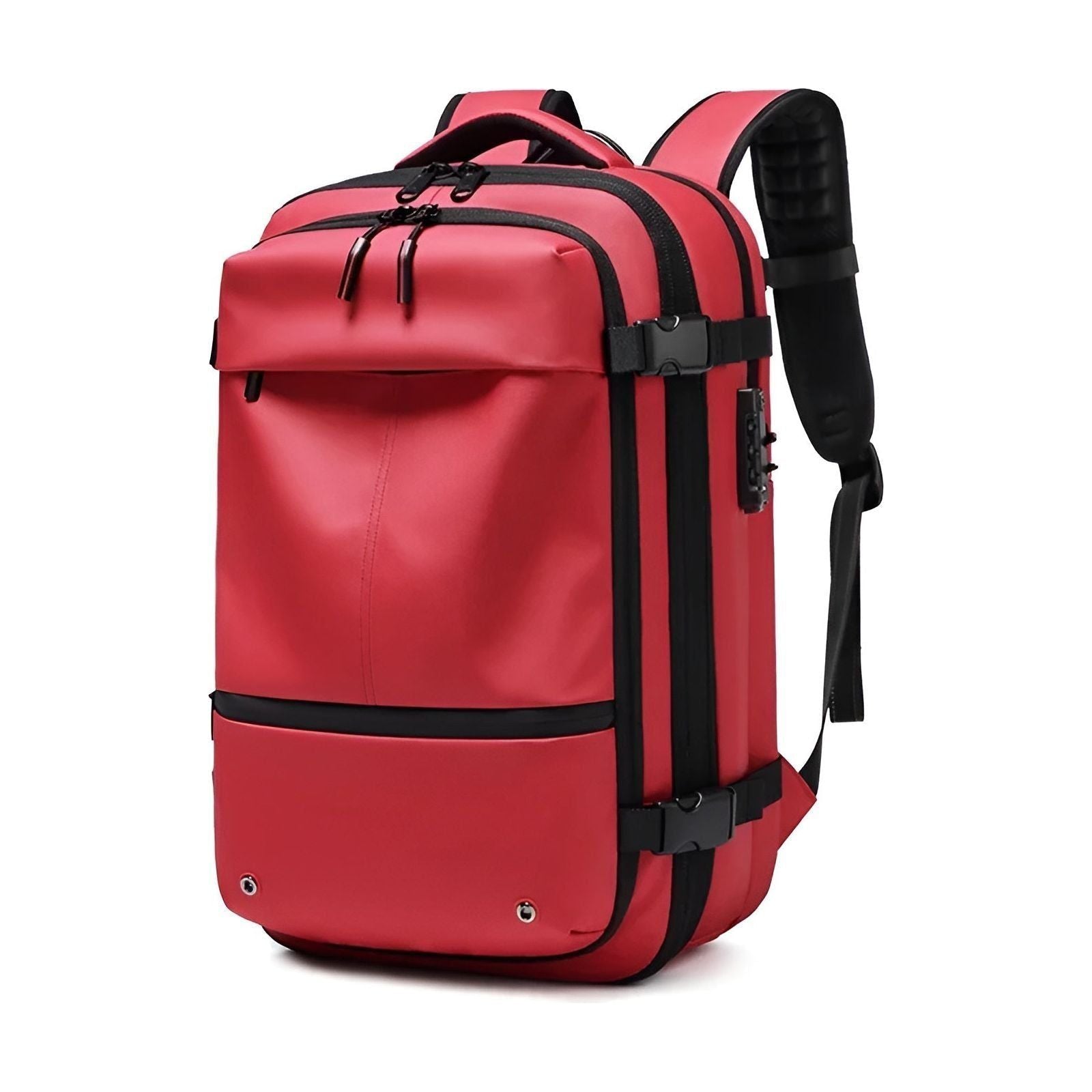 Compact Travel Backpack with Vacuum Compression System