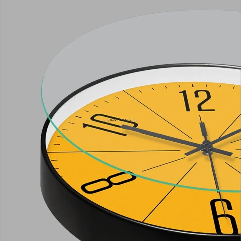 Sleek Oversized Wall Clock - Chic Timepiece for Every Space
