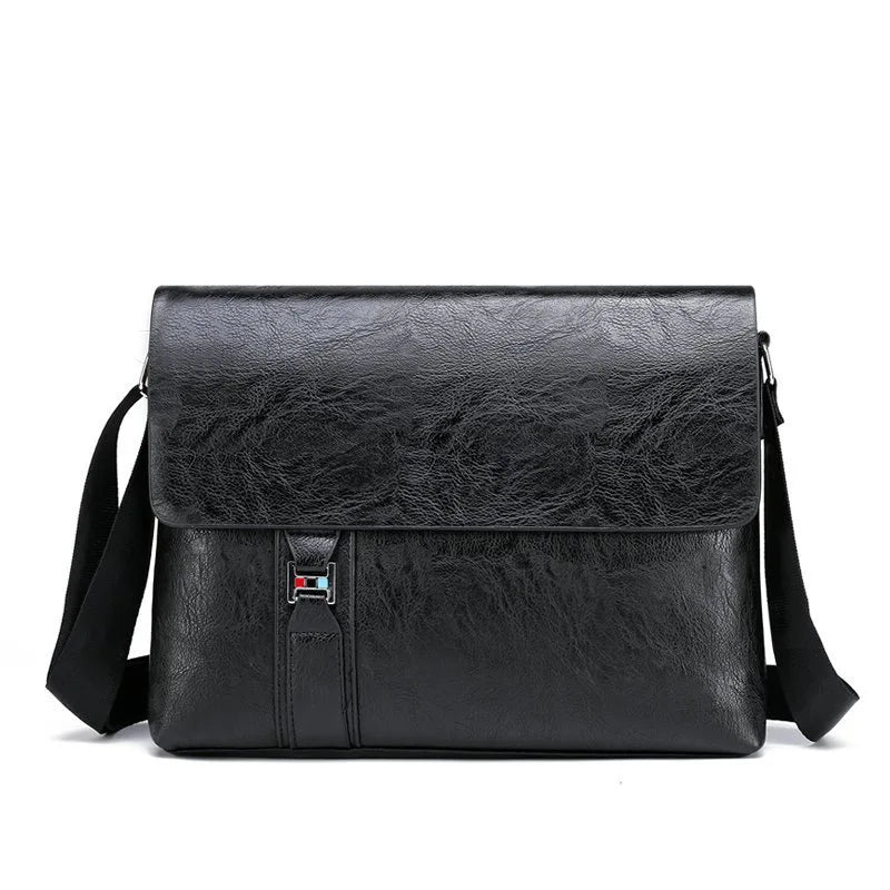 NobleCraft Large Leather Messenger Bag for Work and Play