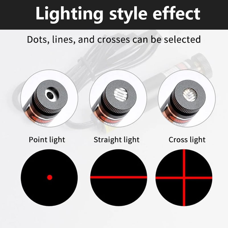 Laser Sewing Aid with Magnetic Base for Accurate Alignment