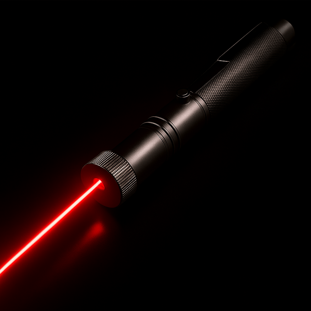 High-Precision Laser Pointer with Customizable Focus