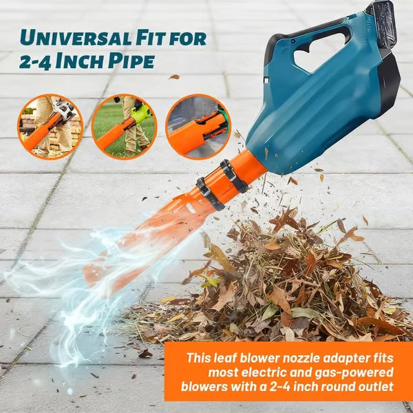 Leaf Blower Airflow Booster Attachment | Tool-Free Quick Assembly