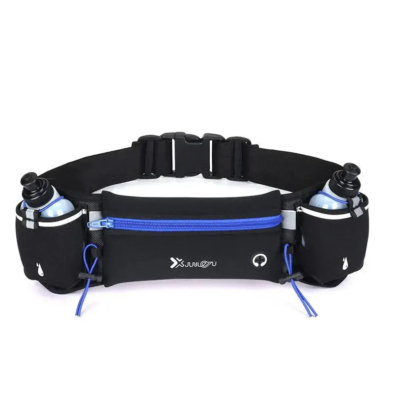 Running Belt with Water Bottles | Hands-Free Hip Bag | Water-Resistant