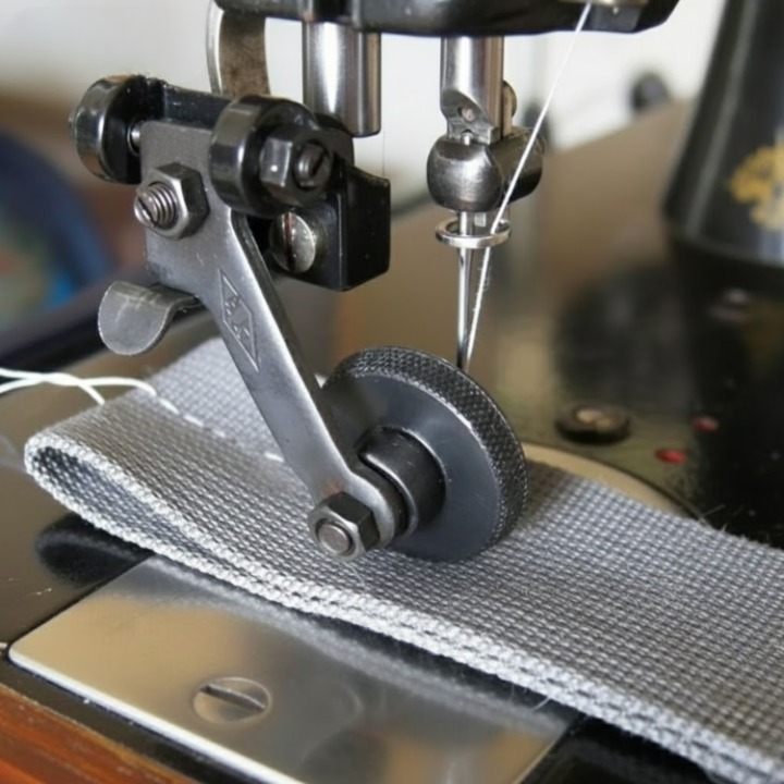 Sewing Machine Leather Rolling Foot | Smooth Movement | Rotating Wheel