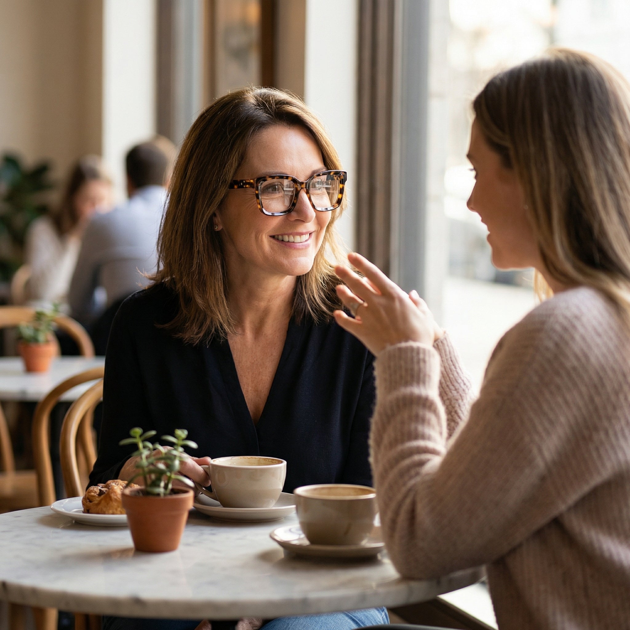 Reading Glasses | Clear Lenses | Oversized Frames