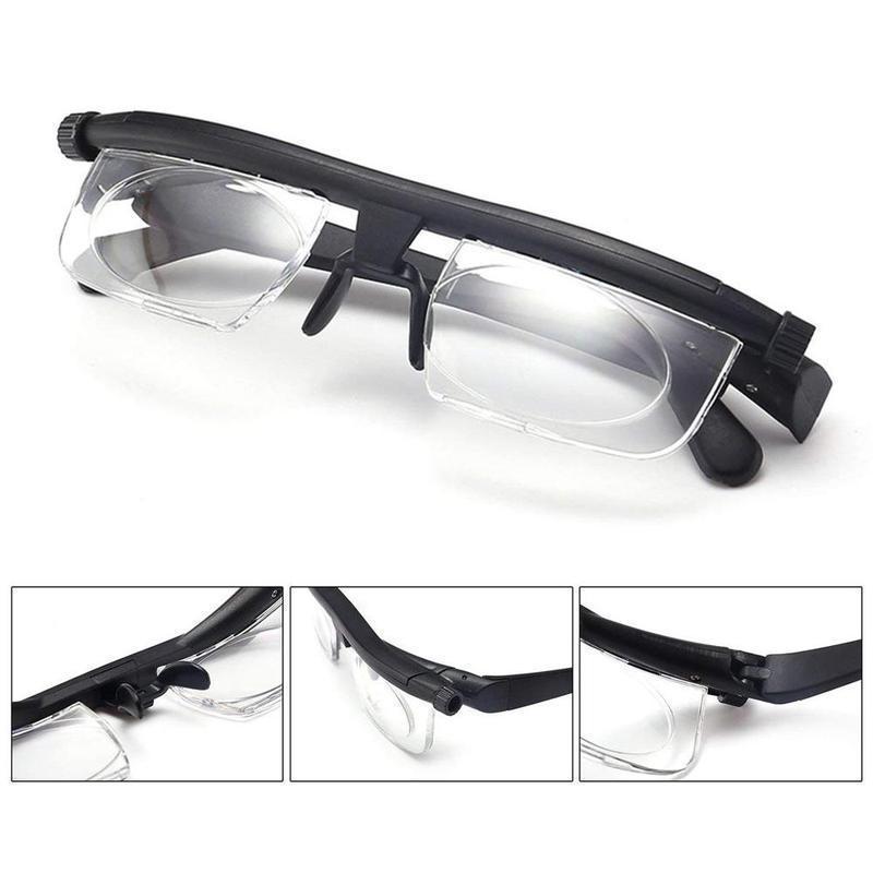 Reading Glasses with Adjustable Focus for Clear Vision