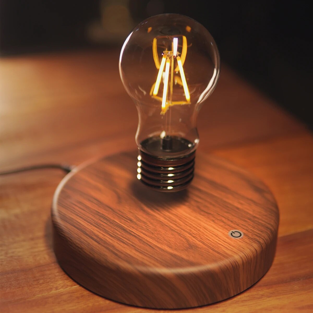 AetherGlow Floating LED Lamp - Magnetic Levitation Light