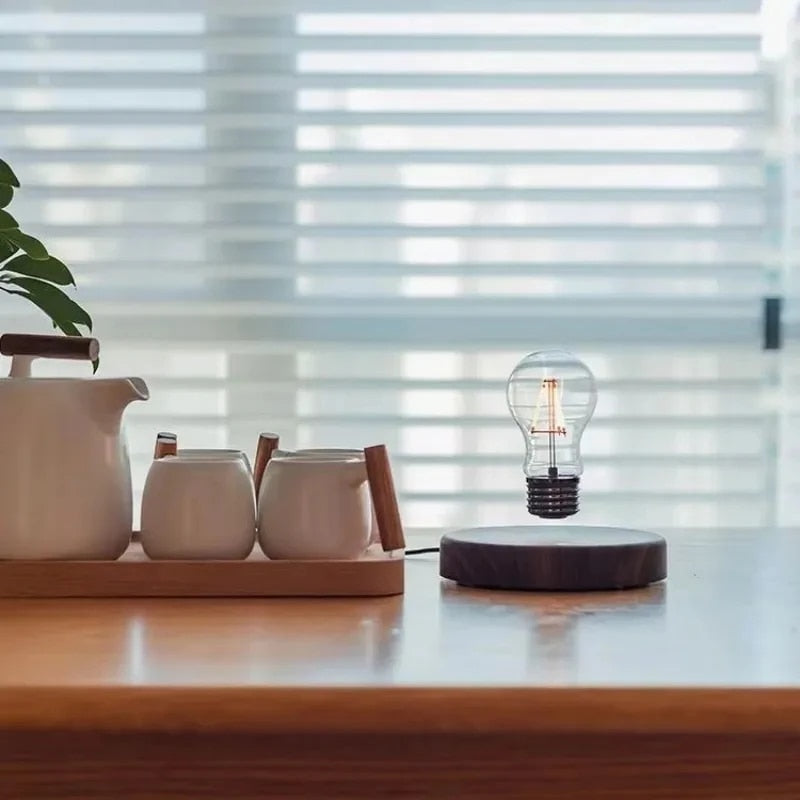 AetherGlow Floating LED Lamp - Magnetic Levitation Light