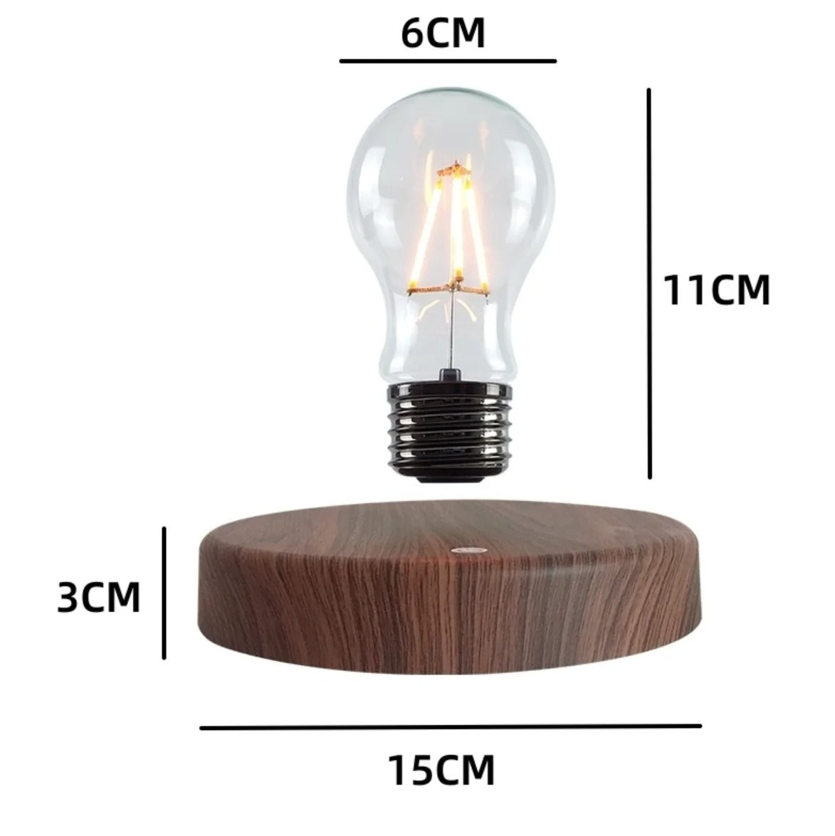 AetherGlow Floating LED Lamp - Magnetic Levitation Light