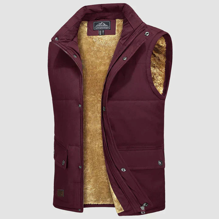 Men's Sleek Comfort Vest - Lightweight Insulated Gilet