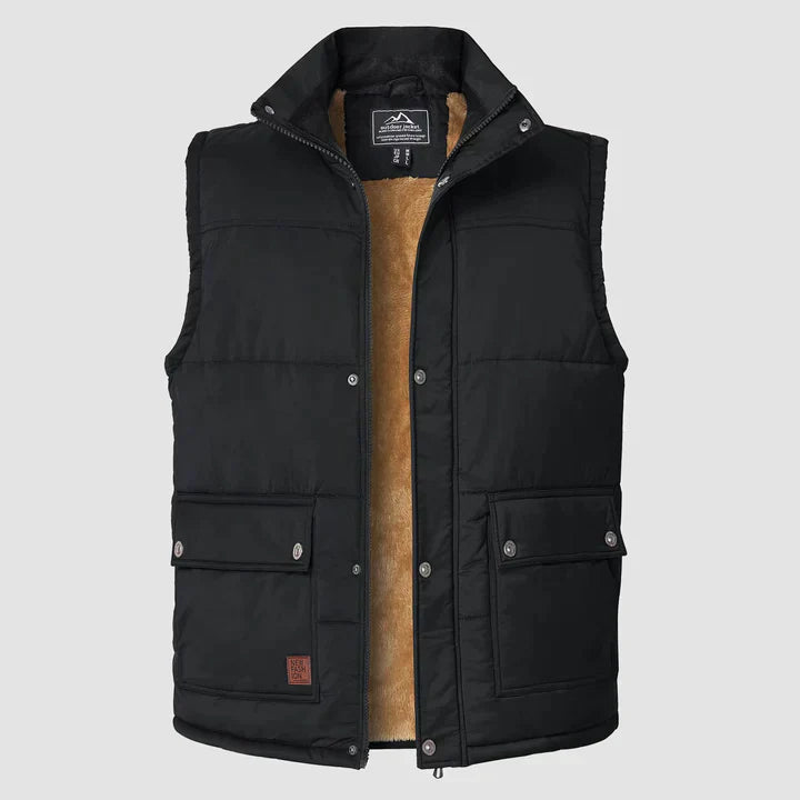 Men's Sleek Comfort Vest - Lightweight Insulated Gilet