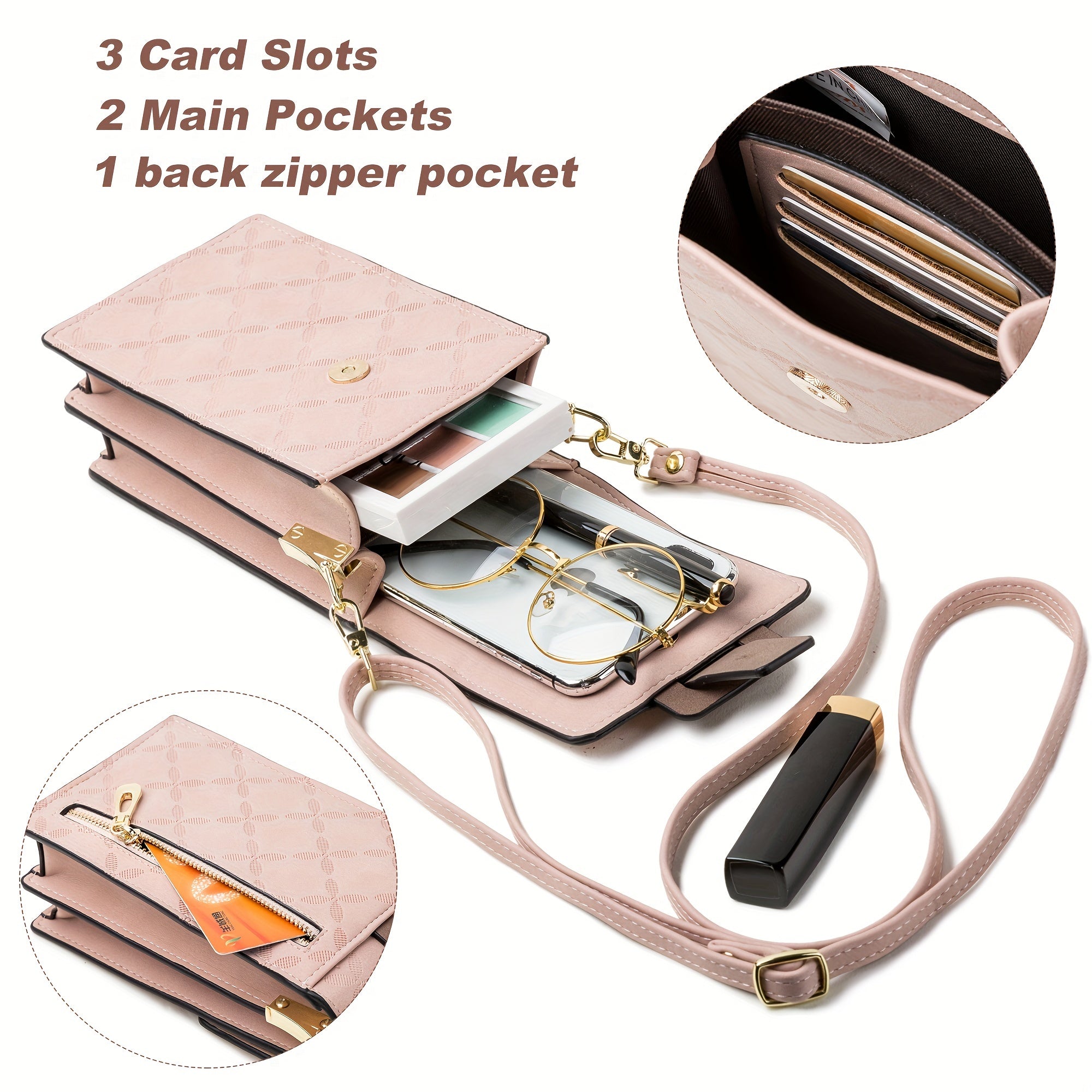Secure & Stylish Travel Crossbody Bag for Everyday Use