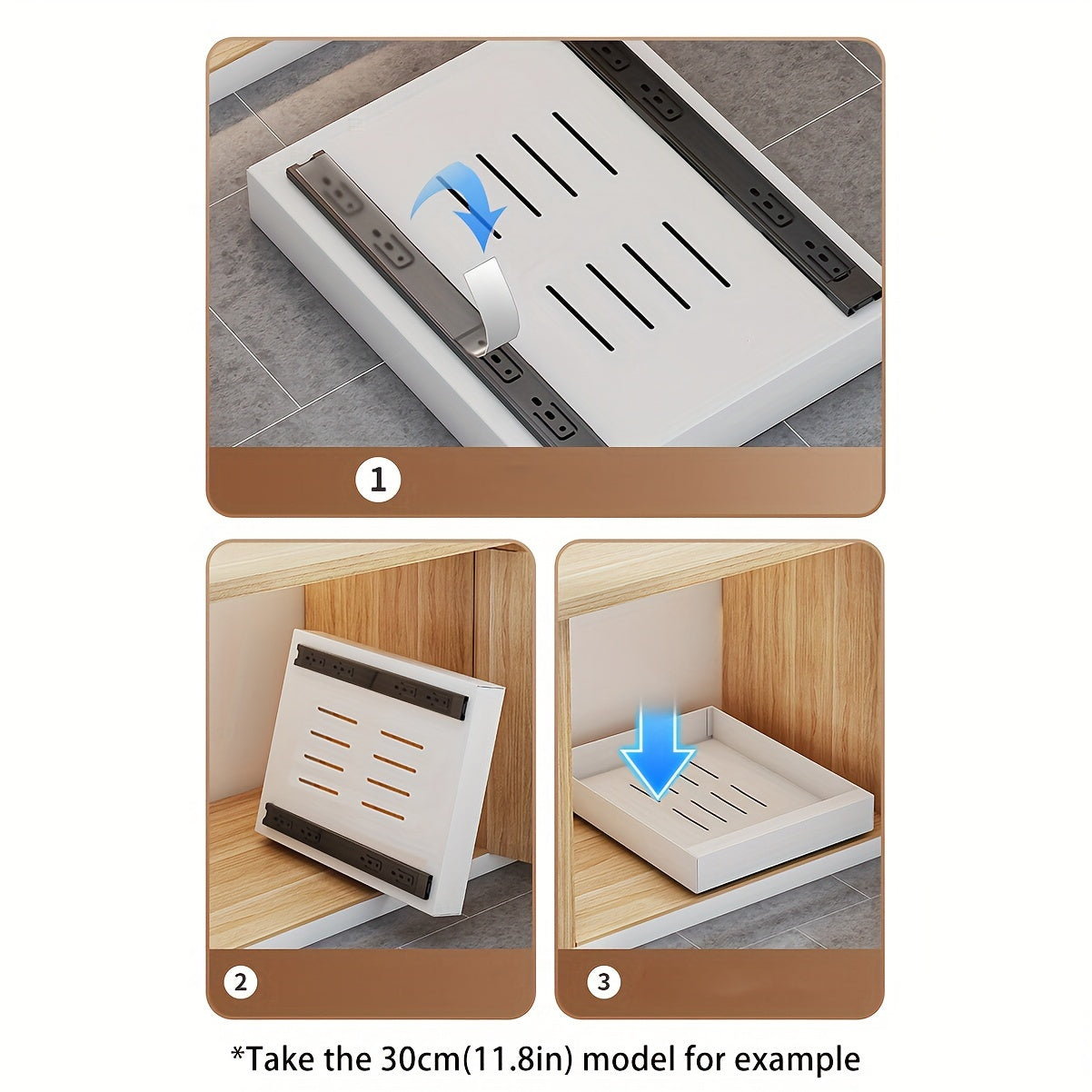 Smart Slide-Out Kitchen Cabinet Storage Solution