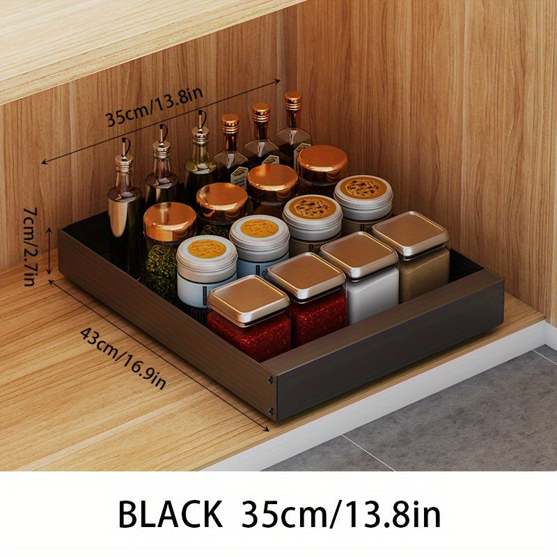 Smart Slide-Out Kitchen Cabinet Storage Solution