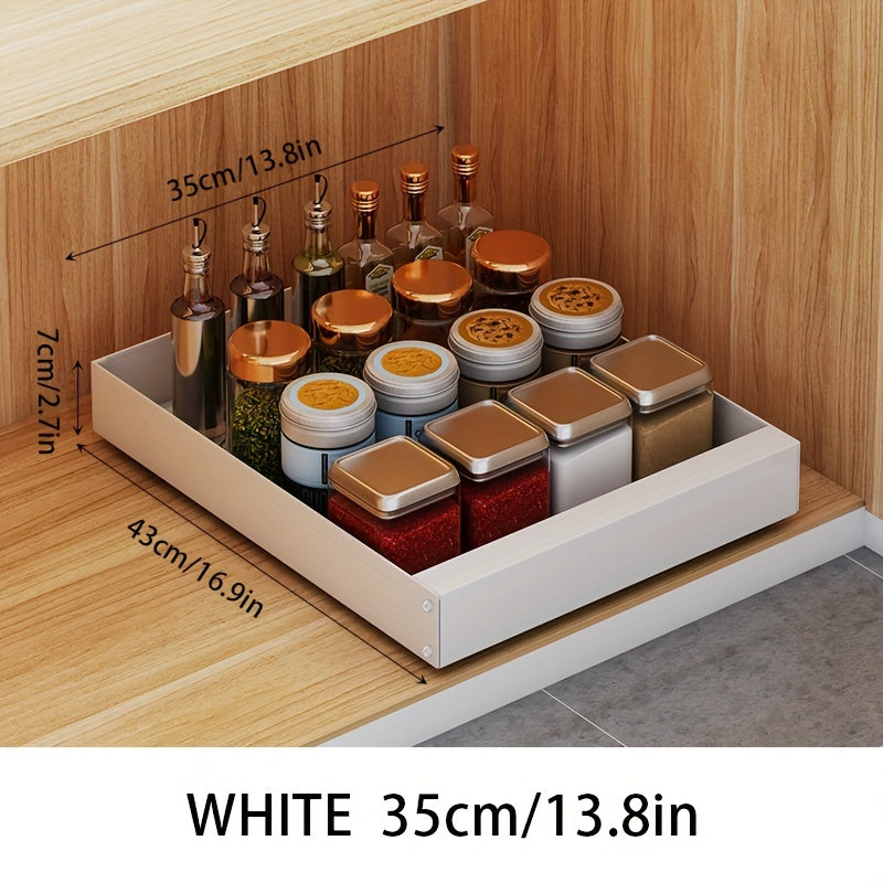 Smart Slide-Out Kitchen Cabinet Storage Solution