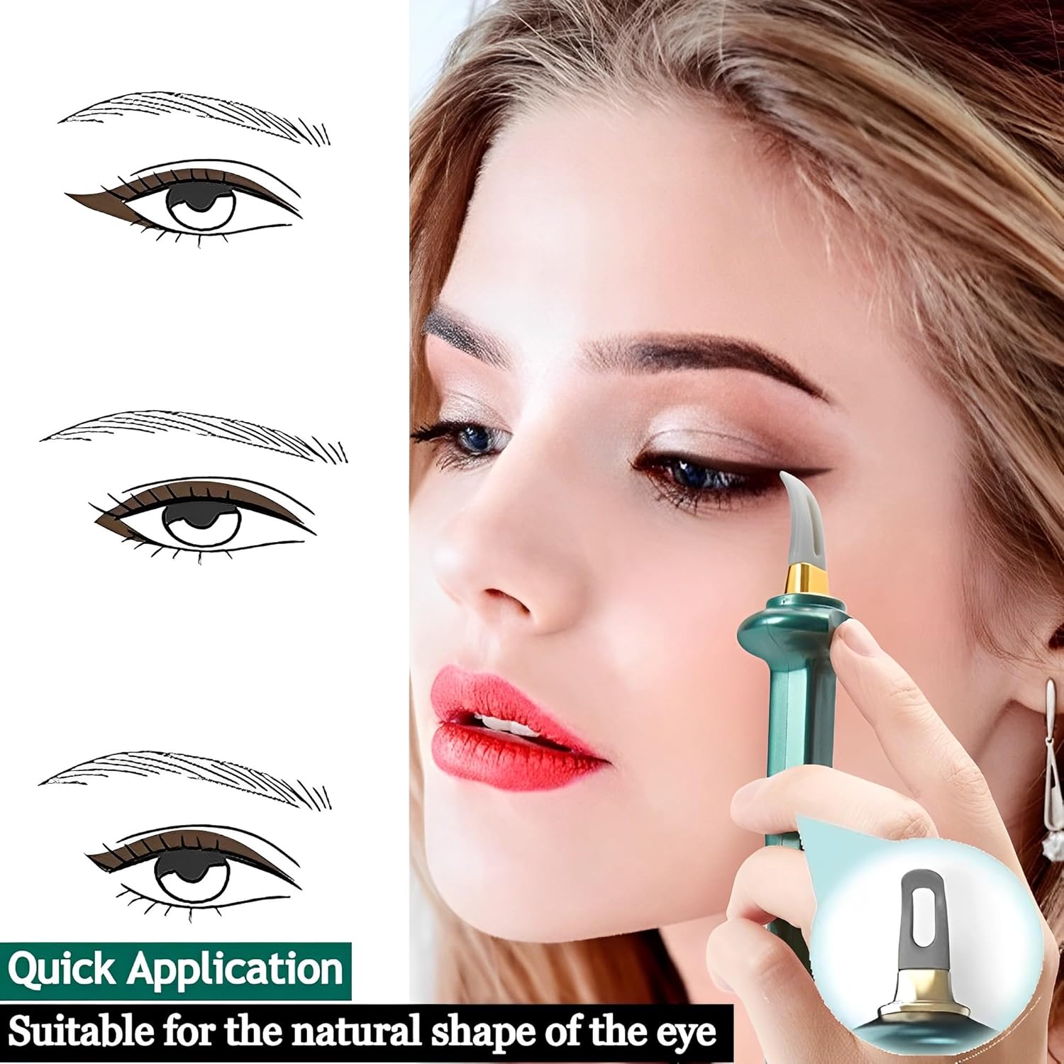 Eyeliner Applicator Tool - Effortless Application for Perfect Lines