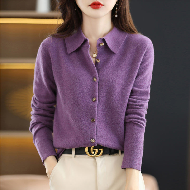 Knitted Polo Shirt in Stylish Design