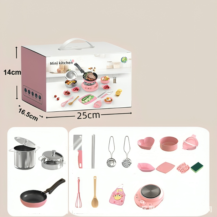 Real Mini Kitchen Playset for Children
