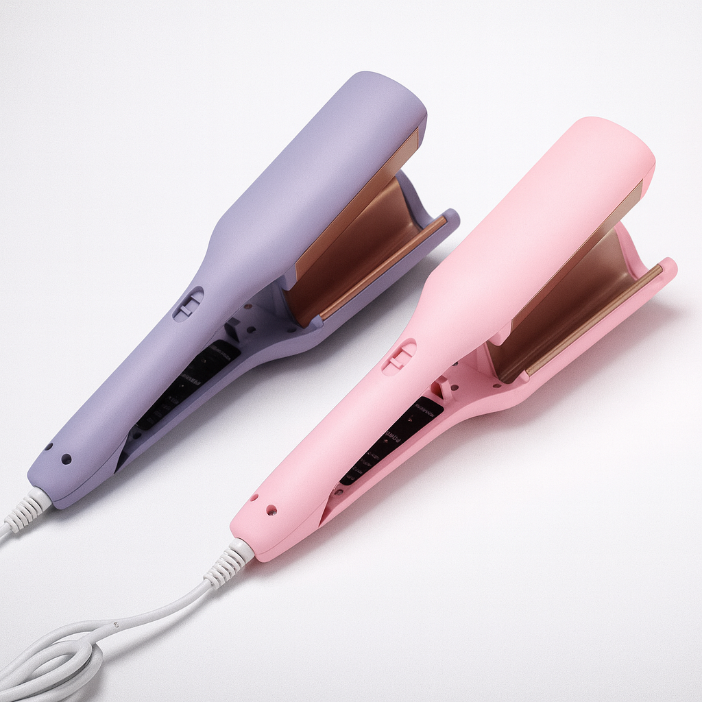 Effortless Curling Tool with Adjustable Heat Settings