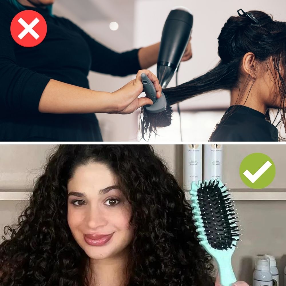 Curl Brush | Define Curls Without Frizz | Gently Detangle for Bounce