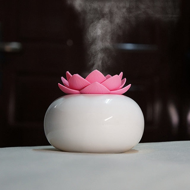 Serenity Bloom Ceramic Aroma Diffuser and Humidifier