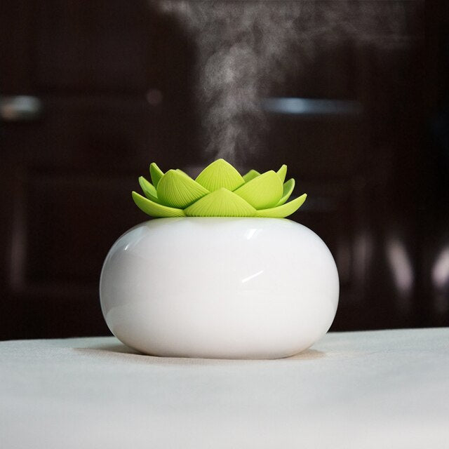 Serenity Bloom Ceramic Aroma Diffuser and Humidifier