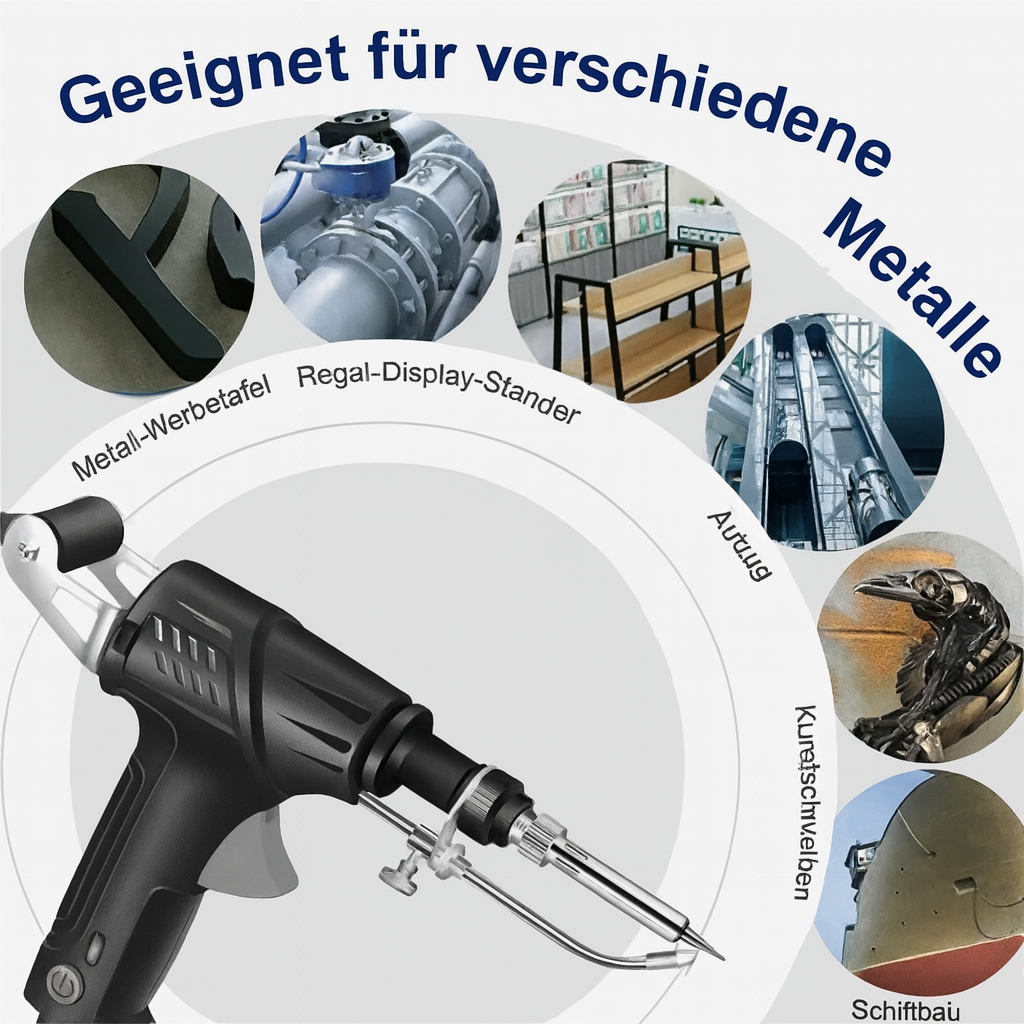 Soldering Gun with One-Hand Operation | Accurate Dispensing | For Metal & Electronics
