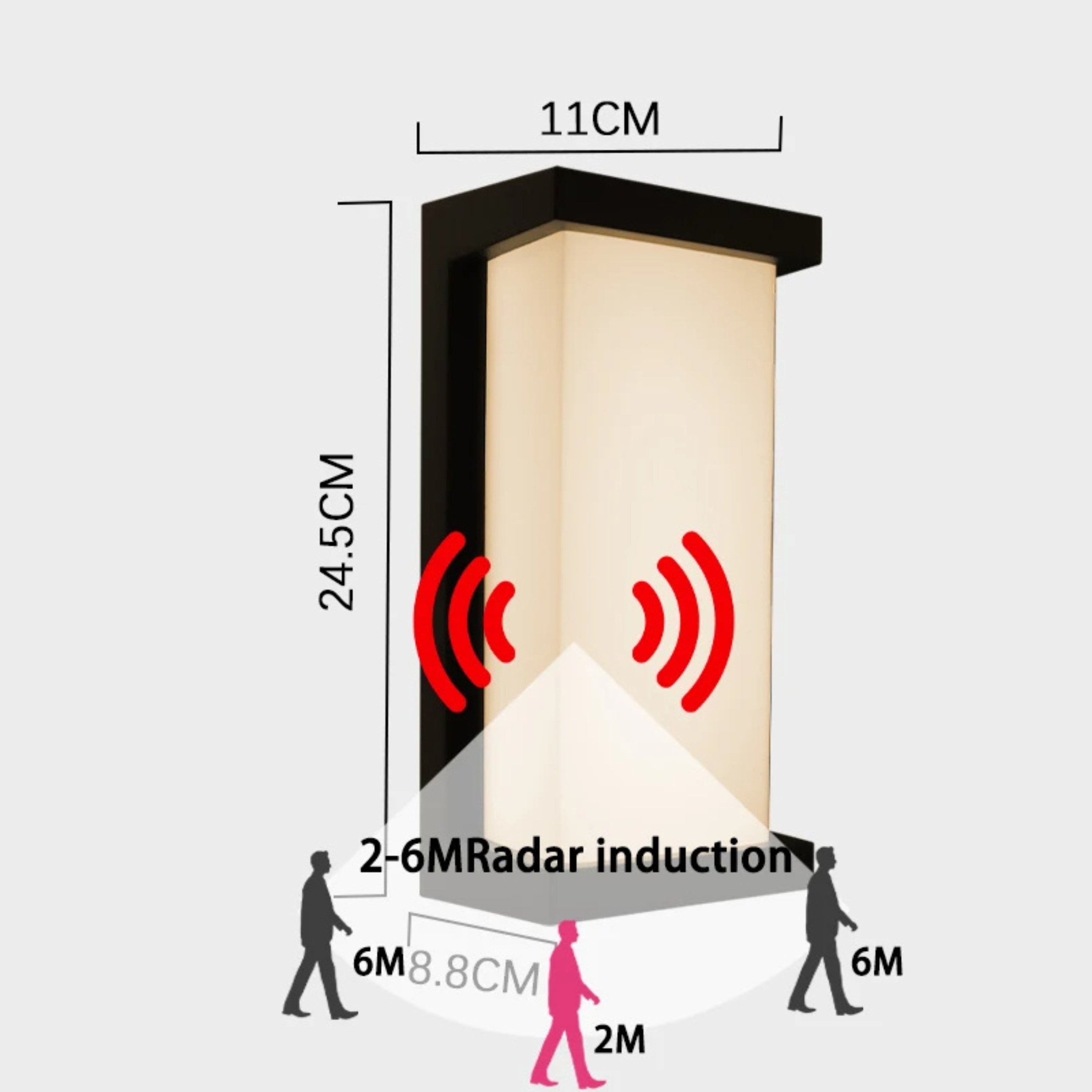 NexGen Outdoor Motion-Activated LED Wall Light