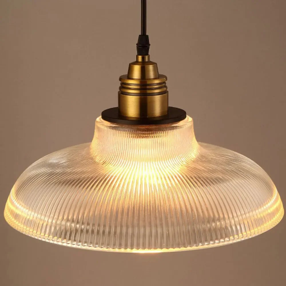 Nordic Glow Vintage Glass Pendant Light for Elegant Spaces