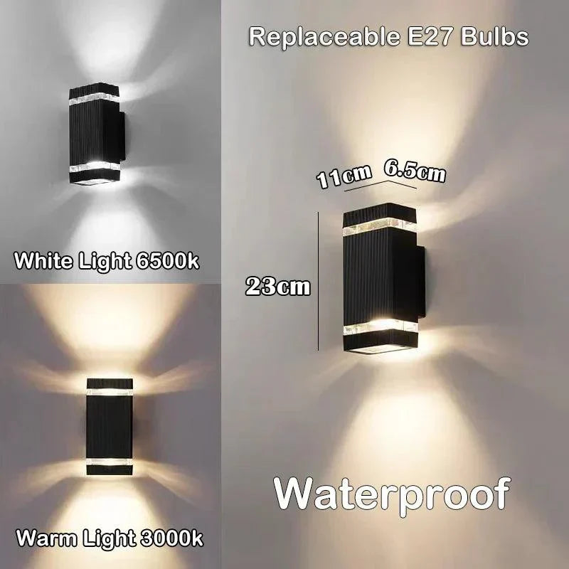 Elevate Your Outdoors with the AuraGlow Wall Light Fixture